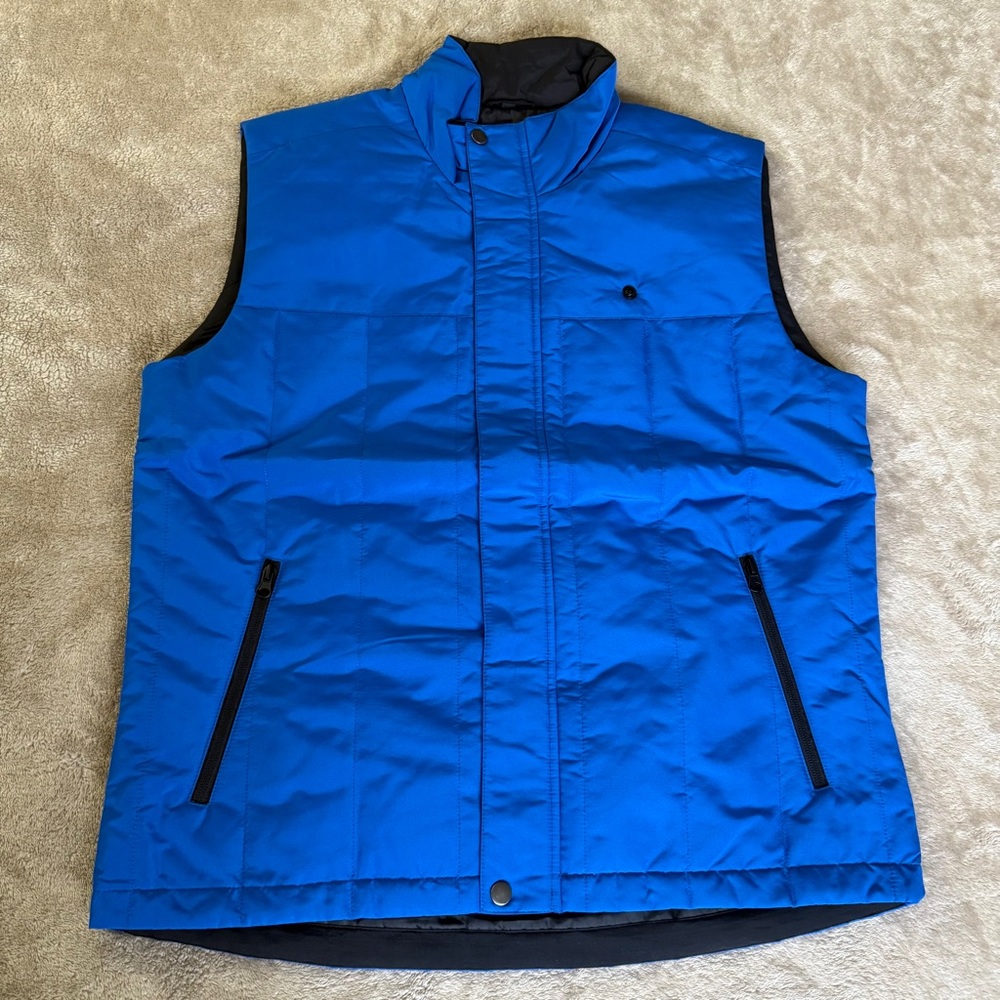 NWOT Vibrant Blue Quilted Vest Size M